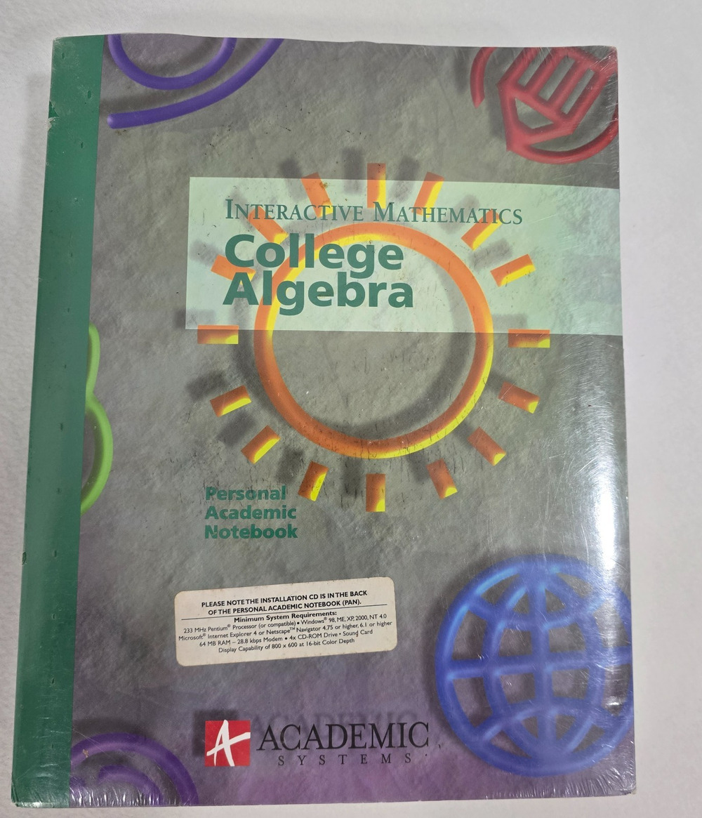 Interactive Mathematics College Algebra Personal Academic Notebook